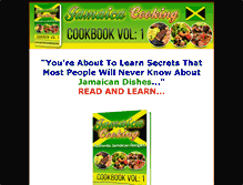 Tablet Screenshot of jamaicacookingcookbook.com